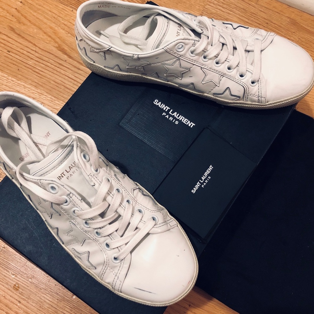 Saint Laurent Court Classic Cali Sneakers - Picture 10 of 11
